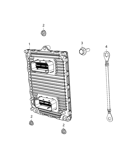 2020 Ram 5500 Modules, Engine Compartment Diagram 1