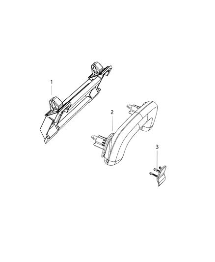 2021 Dodge Durango Coat Hooks And Pull Handles Diagram 2