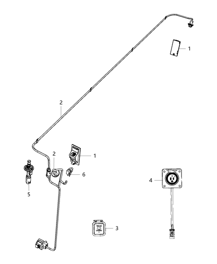 2020 Ram 3500 Wiring - Door & Liftgate Diagram 1