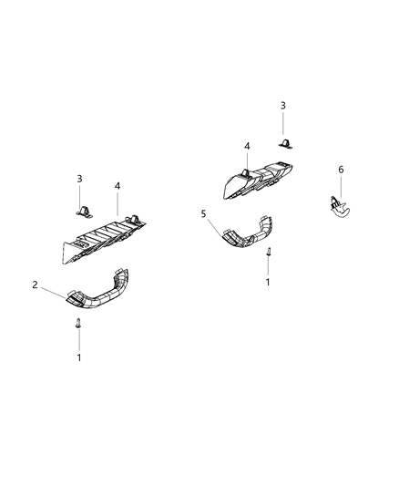 2020 Dodge Journey Coat Hooks And Pull Handles Diagram