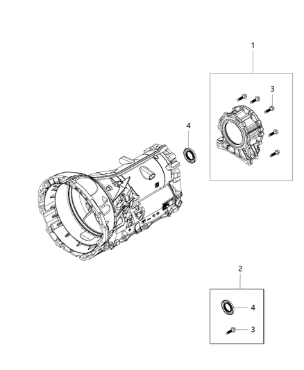 2019 Dodge Durango Case Adapter Diagram 1