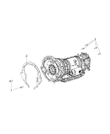 2021 Dodge Durango Mounting Hardware Diagram 1