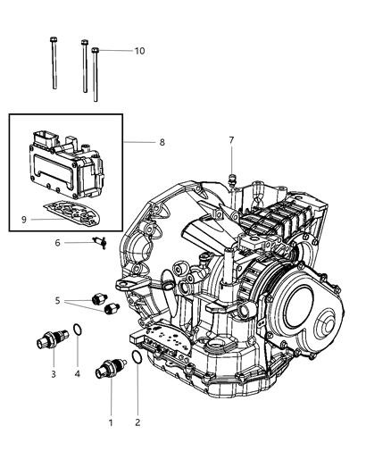 2018 Dodge Journey Sensors , Vents And Quick Connectors Diagram 1