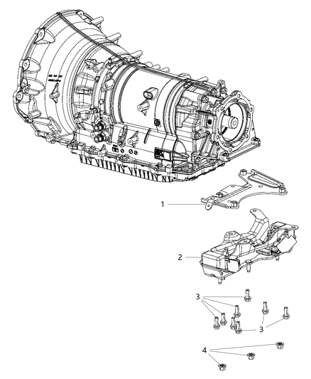 2019 Ram 3500 Mounting Support Diagram 2