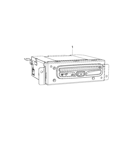 2020 Ram 3500 DVD & Video System Diagram