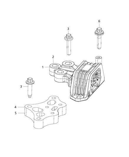 2018 Jeep Renegade Engine Mounting Diagram 2