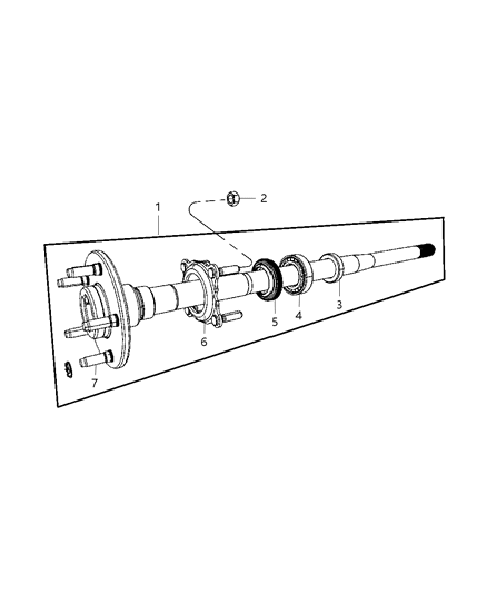 2018 Jeep Wrangler Shaft, Axle Diagram 2