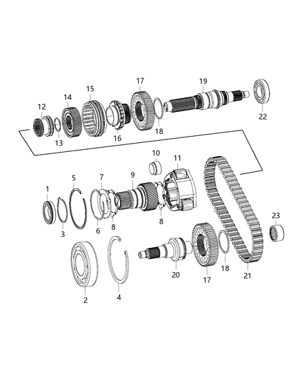 2018 Jeep Wrangler Gear Train Diagram 3