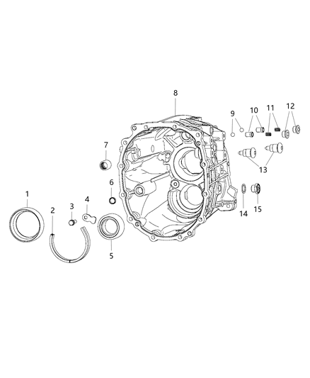 2021 Jeep Gladiator Case & Related Parts Diagram 3