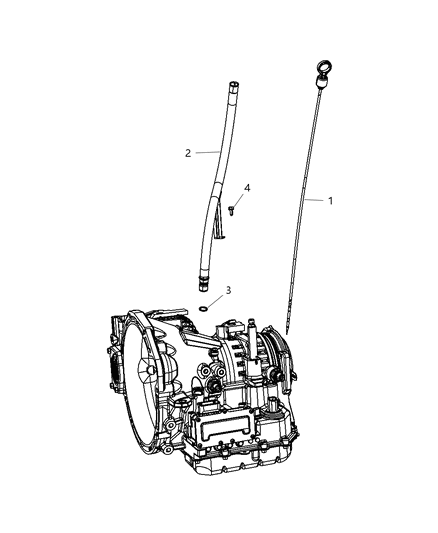 2018 Dodge Journey Oil Filler Tube & Related Parts Diagram 1