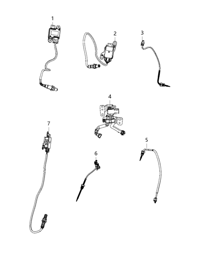 2021 Jeep Gladiator Sensors, Engine Diagram 4