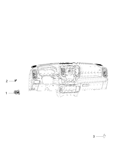 2020 Ram 3500 Switches - Powertrain Diagram