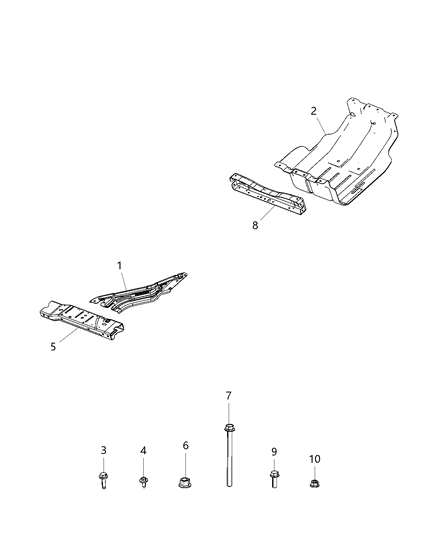 2020 Ram 5500 Underbody Shields And Plates Diagram