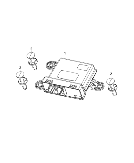 2020 Ram 3500 Modules, Gateway Diagram