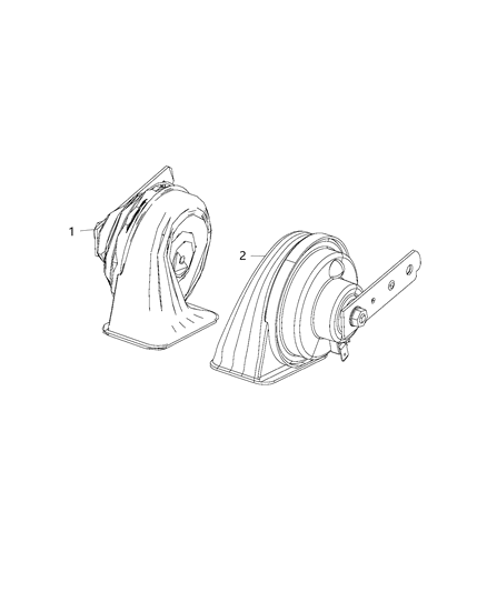 2020 Dodge Grand Caravan Horns Diagram