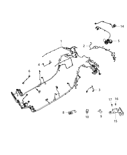 2020 Jeep Compass Jumper Diagram for 68410440AA