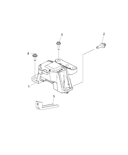 2020 Jeep Renegade Engine Mounting Diagram 5