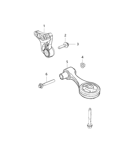 2018 Jeep Renegade Engine Mounting Diagram 8