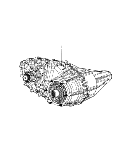 2019 Ram 3500 Transfer Case Assembly Diagram 2