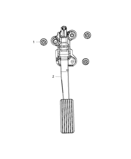 2018 Dodge Journey Accelerator Pedal Diagram