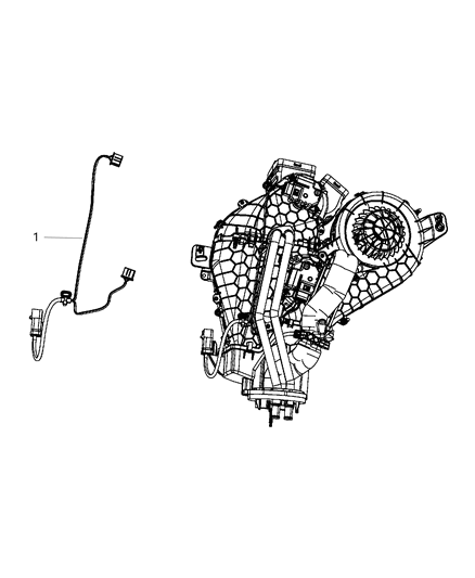 2018 Dodge Journey Wiring - A/C & Heater Diagram