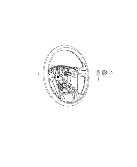 2020 Ram ProMaster 3500 Steering Wheel Diagram