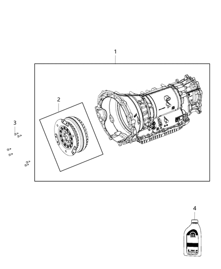 2017 Ram 1500 Transmission / Transaxle Assembly Diagram 3