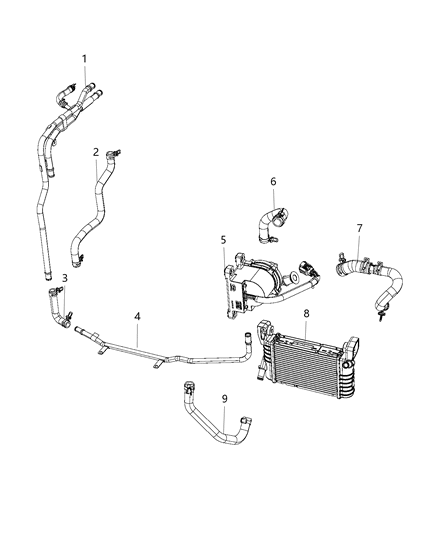 2019 Dodge Challenger Ltr Radiator Diagram