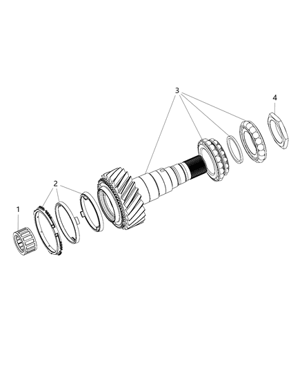 2021 Jeep Gladiator Gear Train Diagram 7