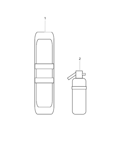 2020 Ram 3500 Emergency Roadside Tools Diagram