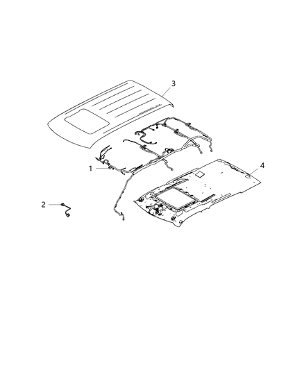 2020 Ram 3500 Wiring - Overhead Diagram