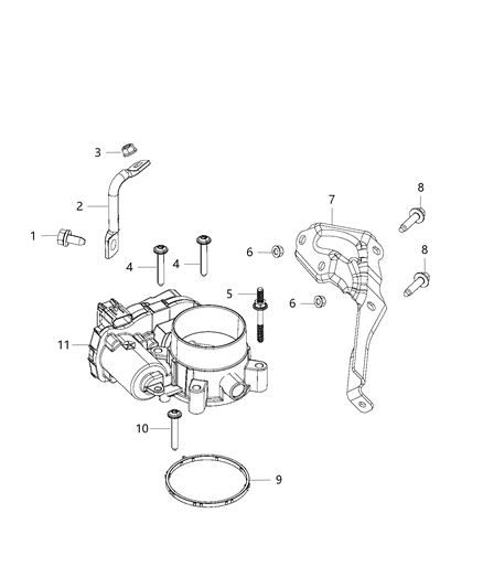 2016 Ram ProMaster City Throttle Body Diagram