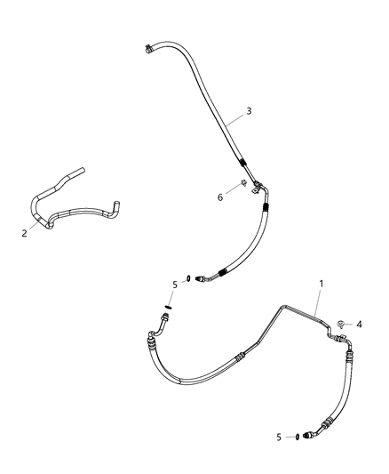 2018 Dodge Challenger Power Steering Hose Diagram