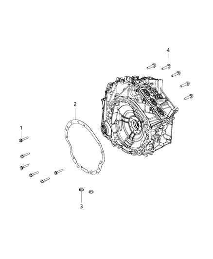 2019 Chrysler Pacifica Mounting Bolts Diagram 2