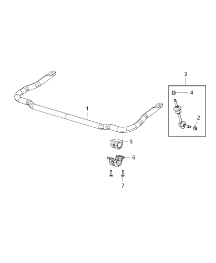 2017 Ram 3500 Front Stabilizer Bar Diagram 2