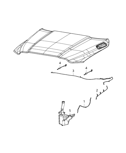 2020 Ram 4500 Washer System, Front Diagram 1