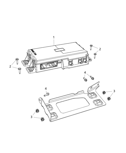 2021 Jeep Gladiator Telecommunication System Diagram