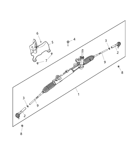 2018 Dodge Journey Steering Gear Diagram