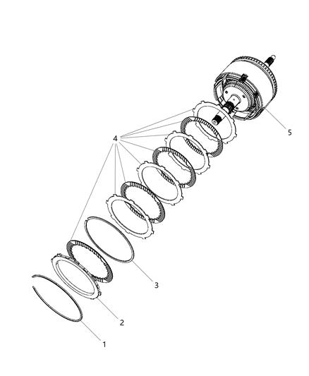 2018 Dodge Journey Input Clutch Assembly Diagram 10