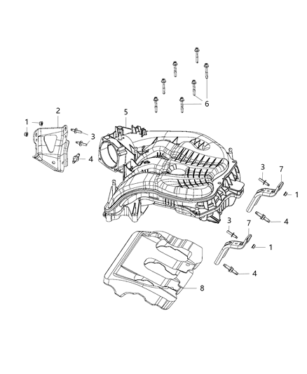 2017 Ram ProMaster 1500 Intake Manifold Diagram 3