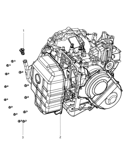 2018 Dodge Journey Oil Filler Tube & Related Parts Diagram 2