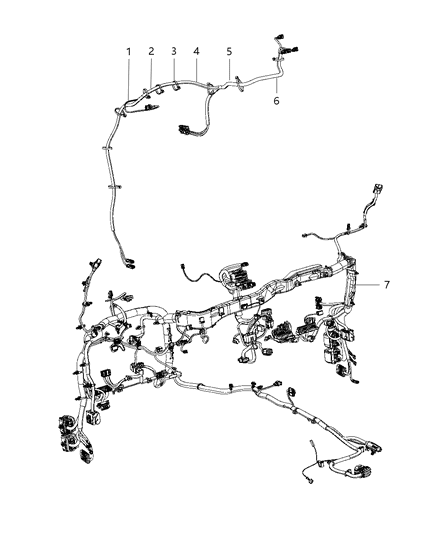 2018 Jeep Wrangler Cable-Camera Diagram for 68401977AA