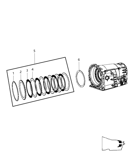 2018 Jeep Wrangler B3 Clutch Assembly Diagram