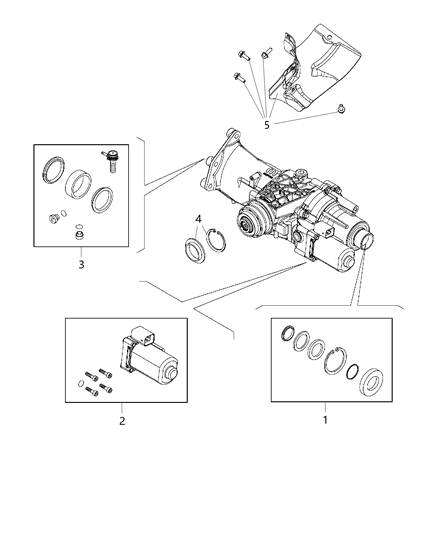 2020 Jeep Renegade Parts, Power Transfer Unit Service Diagram