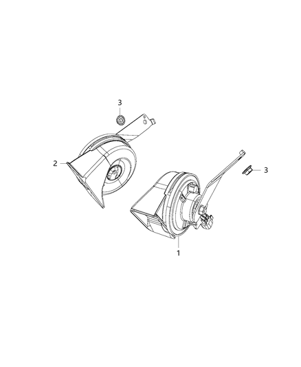 2018 Jeep Renegade Horns Diagram