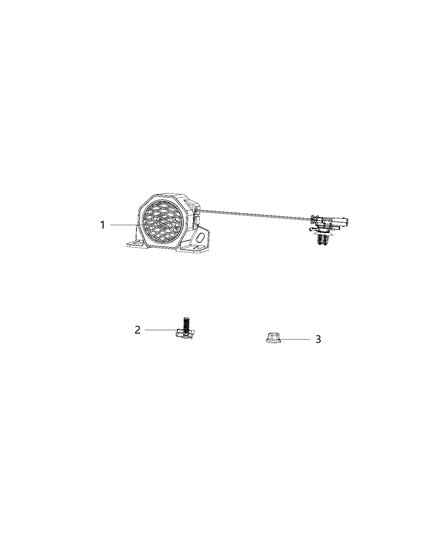 2019 Ram 3500 Siren, Alarm System Diagram