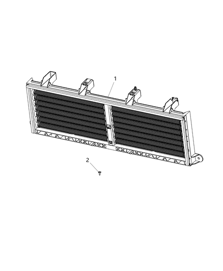 2019 Ram 3500 Active Aerodynamics Diagram