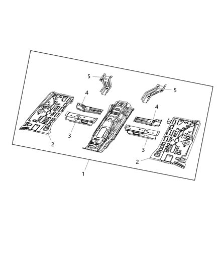 2020 Jeep Renegade Front Seat Retention Diagram for 68246069AC