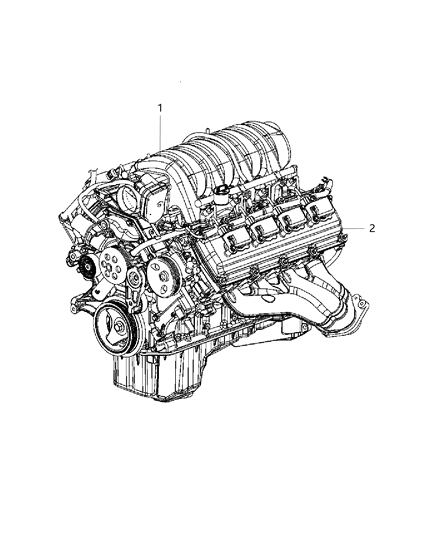 2020 Ram 5500 Engine Assembly And Service Long Block Engine Diagram 1