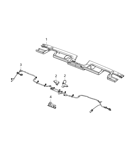 2021 Jeep Wrangler Switches - Body Diagram